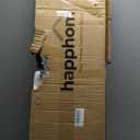 Ironing Board, Compact and Space Saver Ironing Board with Extra Thick 3 Layers Cover, Height Adjustable, Easy Storage with Smart Hanger and Heavy Duty Steel Legs, Black (13x43)