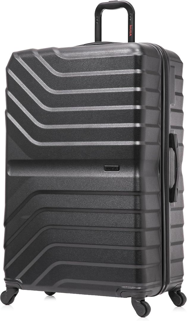 InUSA AURUM 32-Inch Extra-Large Hardside Spinner Luggage Lightweight Black