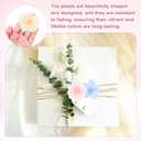 Artificial Flower Heads (2 Inch, Champagne) 50 PCS - Delphinium Silk Fake Flowers & Faux Floral Bulk, Apply to DIY Crafts/Wedding/Party/Decor/Home