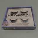 Velour Effortless Self Adhesive Eyelashes (2-Pack), Reusable Pre Glued Strip Lashes, No Trim Needed Lash Strips, Press On Eyelashes No Glue Needed, Lightweight Adhesive Eyelash Strips