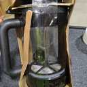 Bodum 12oz Brazil French Press Coffee Maker, High-Heat Borosilicate Glass, Black - Made in Portugal