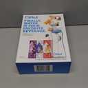 Cirkul 22oz. BPA-Free Plastic Water Bottle Starter Kit with Blue Lid, 2 Flavor Cartridges (1 LifeSip Fruit Punch, 1 FitSip Mixed Berry) No Sugar, Zero Calorie Drink Mix