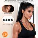 Neckband Bluetooth Headphones, Wireless Bluetooth 6.0 Earbuds with Microphone, Comfortably Light, Deep Bass Earphones 35H Playtime, IPX5 Waterproof, Magnetic Headset for Workout (Deep Orange)