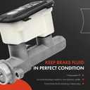 A-Premium Brake Master Cylinder Compatible with Chevy, Cadillac, Dodge and GMC Vehicles - Ram 1500, Escalade, C1500, C2500, K1500, K2500, Tahoe, Yukon