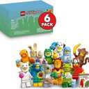 LEGO Minifigures Animal Series 28 6 Pack - Kids Toys in Sealed Mystery Boxes - Animal Themed Figures to Collect - Birthday Party Favors & Gift Idea for Boys & Girls, Ages 5+ - 66813