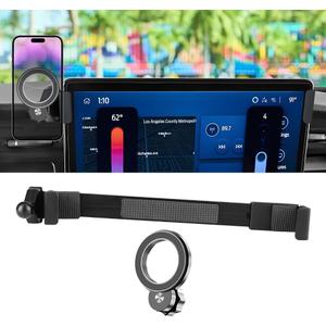 Car Magnetic Phone Mount for Ford E-Transit Cargo Van 2022-2026 and Transit Passenger Van HD-XLT/XLT 2023-2026[ 12 inch Touch Screen ] Auto Accessories Best Cellphone Holder Cell Phones Stand