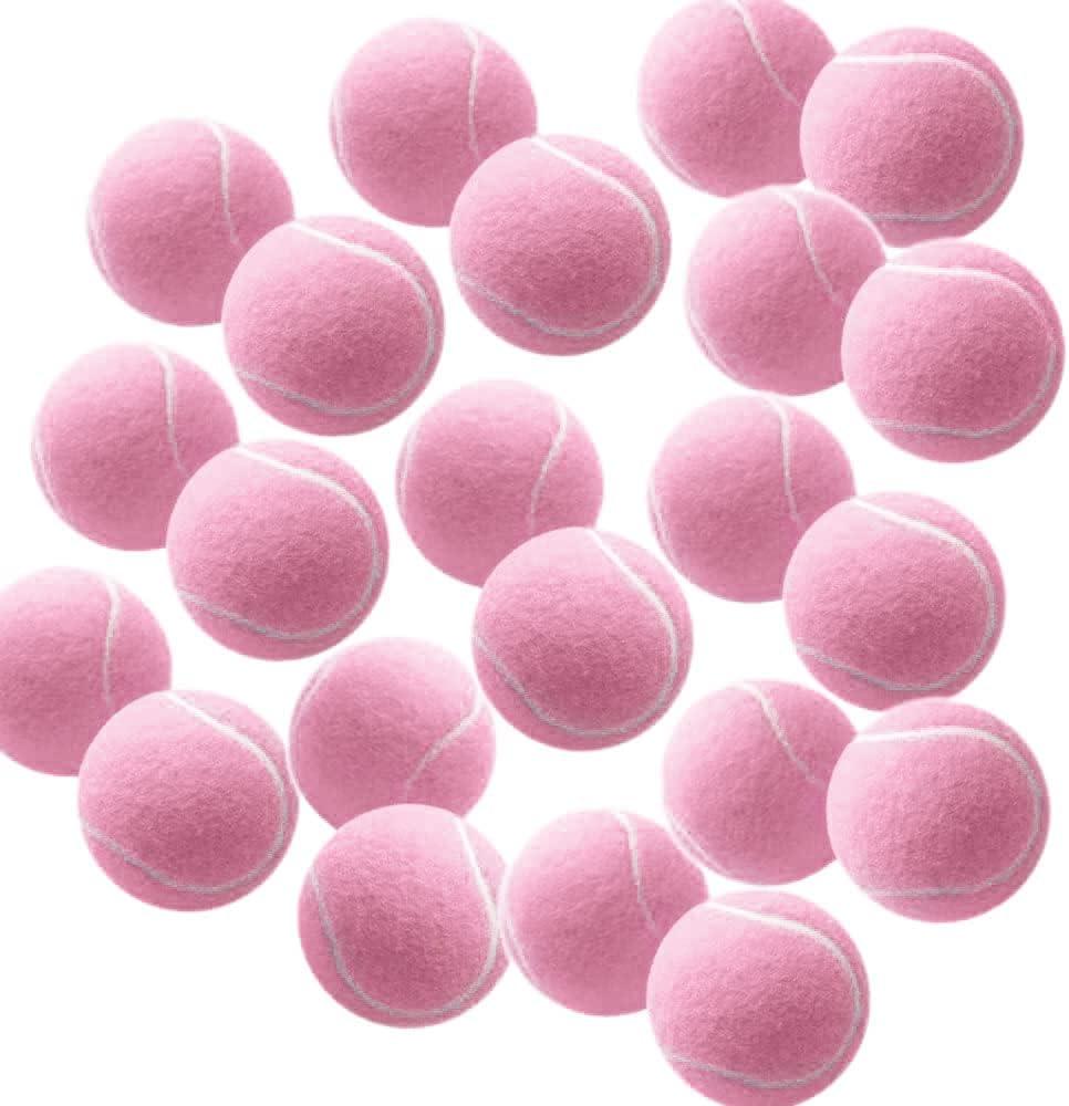 Tennis Balls, 12/18/24/36 Pack Tennis Balls Standard Size Tennis Training Balls for Adults Kids Lessons Practice or Playing with Pet