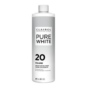Clairol Professional Pure White 20 Volume Hair Developers for Lightening & Gray Coverage (16 Fl Oz (Pack of 1))