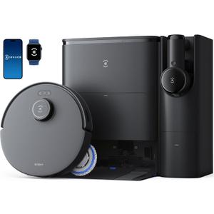 ECOVACS DEEBOT T30S Combo Robot Vacuum and Mop, All-in-One Cleaning Hub, 11000Pa, ZeroTangle Technology, TruEdge Adaptive Edge Mopping, Dual Self-Emptying, Hot Water Washing, Auto-Mop Lifting ECOVACS DEEBOT T30S Combo Robot Vacuum and Mop, All-in-One Cleaning Hub, 11000Pa, ZeroTangle Technology, TruEdge Adaptive Edge Mopping, Dual Self-Emptying, Hot Water Washing, Auto-Mop Lifting