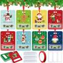 Realspring 48 Pack Christmas Money Holders for Cash Gift Holder Ornaments with Cover for Xmas Tree Hanging Accessories
