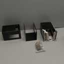 4 Pack Firewood Log Storage Rack Bracket,Indoor Outdoor Adjustable Heavy Duty Powder Coated Steel Holder,Fireplace Wood Storage, Log Holder