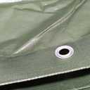 GUARD SHIELD Heavy Duty Tarp 18x24 Feet Green Multi Purpose Thick Waterproof Poly Tarp Cover 10mil