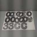 Juvale Bulletin Board Alphabet Letters and Numbers (144 Count)