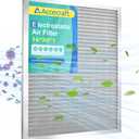 16x20x1 Electrostatic Air Filter, Washable & Reusable Aluminum AC/HVAC Furnace Filter, MERV 8, Permanent Air Filter,Breathe Fresher,Home And Office(Actual Size:19.75"x15.5"x0.86")