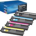 Amazon.com: TN229XL Toner Cartridges High Yield MFC-L3720CDW MFC-L3780CDW Toner Compatible for Brother TN229XL TN229 Toner Cartridges for Brother HL-L3280CDW HL-L3220CDW HL-L3300CDW Printer(BK/C/M/Y,4 Pack) : Office Products