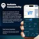 Trackhawk VL03 GPS Tracker with Kill Switch - 4G LTE Vehicle Tracking for Cars, Trucks & Trailers with Driver Monitoring, Anti-Theft Protection & Real-Time Location Tracking Subscription Required