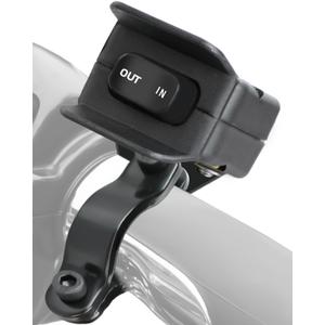 Belinous 12V ATV Winch Switch with Mounting Bracket, Handlebar Winch Control Rocker Thumb Switch for ATV UTV Warn KFI RZR SUPERWINCH Champion Ramsey Venom Master Lock Mile Marker (Black)