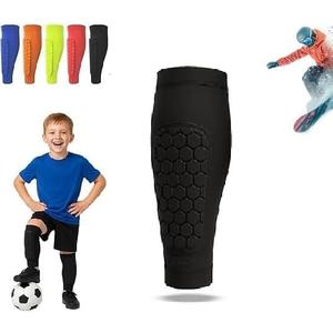 1Pcs Shin Defender Shin Guards Kids with Box, Shindefender Soccer Shin Guards Sleeves, Size S/M (6-10 Years)