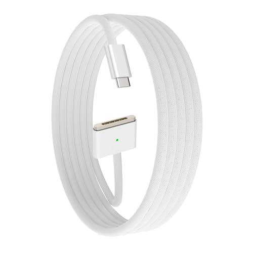 AISONK USB-C to Magnetic 3 Cable (6.6FT), 140W Charging Cable Compatible with MacBook Pro (16"/14" 2024/2023/2021), MacBook Air (15"/13" M4 2025, M3 2024, M2 2023, M2 2022)