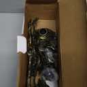 Peohud 5-Candle Metal Candelabra, 10 Inch Tall 5 Arms Candle Holder Stick for Taper Candles, Vintage Candelabra Candle Stand for Home Decor, Event, Wedding, Party