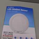 Combuh Battery Operated Shower Light Waterproof Inside, Rechargeable Motion Sensor Ceiling Lights Battery Powered with Remote, No Wiring Magnetic Cordless LED Overhead Lighting for Closet Hallway (1pack, 3CCT-Round)