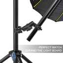 Taisioner Double Super Clamp Mount Umbrella clamp Camera Clamp Pole Clamp for Monitor Bracket Magic Socket Arm Desk Photo Studio Light Stand, Photography Reflector, Flag Holder Mount, Cross Bar