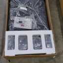 Repower Space-Saving Walking Pad with Incline 7%/2%, Full-Freedom Portable Walking Pad Under Desk, Small Walking Pad Incline for Home and Office for 300LB Capacity (Orange)