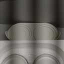 Elevated Ceramic Dog Bowl Set - Double Dog Feeding Bowls with Stand Splash Proof - Raised Dishes for Food and Water - Ideal for Small to Medium Dogs - 2 x 850 ml - 28.74 oz (White)