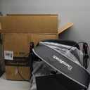 Foldable Rollator Walkers with Seat for Seniors, 450 lb Capacity, 8'' Wheels, 18" Big Seat, 6-Position Height, Heavy-Duty Aluminum Rolling Walker (Gray) (Grey)