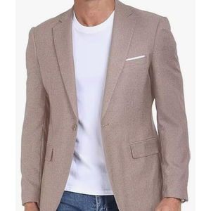 Wehilion Mens Casual Blazer Jacket Lightweight Sports Coat Suit Jacket for Summer Daily Business Wedding Party Travel, Large