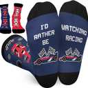 FOURSTUFF Ski, Cycling, Basketball, Golf, Pickleball, Softball, Volleyball, Wrestling, Soccer - Sports Socks for Women Men ( One Size )