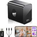 2.4G/5G WiFi Security Camera, 4K Camera, Security Camera with 160 Wide Angle, Night Version, Motion Detection, Cameras for Home Security