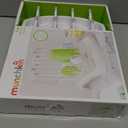 Munchkin Fold Baby Bottle Drying Rack - Compact Design Folds Flat for Easy Storage, White/Grey (1 Count (Pack of 1))