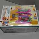 2-in-1 Rolling Ball & Car Ramp Race Track for Toddlers, Hammer Ball Drop Toy for Boys & Girls, Interactive Toys w/Sensor Lights - Montessori STEM Learning Toys - Brithday Gift for Kids 1-5+ Year Old (Blue + Red + Orange + Green)