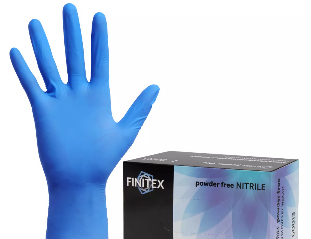 FINITEX Blue Disposable Nitrile Exam Gloves - 200, 600 & 2000 PCS, 3.2mil Rubber Powder-Free Latex-Free Medical Cleaning Food Gloves XL