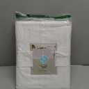 Martha Stewart Honeycomb Modern Farmhouse Polyester Cotton Rectangle Tablecloth, White, 60"x84"