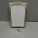 5x8 Aluminum Metal Picture Frame,Tempered Glass Gold Photo Frame 5x8 for Family Photo,Posters,Art,Document to Wall Mount Horizontally or Vertically