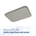Carlisle FoodService Products CT121623 Caf Standard Cafeteria / Fast Food Tray, 12" x 16", Gray