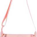 Crossbody Bags for Women Crescent Bag Nylon Sling Bag Purse with Adjustable Strap for Travel Daily, Pink