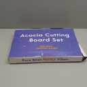 Non Toxic Cutting Boards - Cutting Board Set Free of Mineral Oil, Made of FSC Acacia Wood - Cutting Boards for Kitchen - Includes 3 Chopping Boards. By Ziruma