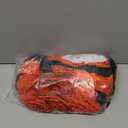 6 Pack Round Basketball Tablecloth 84 Inch Plastic Basketball Party Decorations Disposable Table Cloth Washable Disposable Circle Table Cover for Birthday Party Supplies Decoration