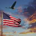 American Flag 4x6ft Long Lasting for Outside, Heavy Duty Nylon, Embroidered Stars, Brass Grommets, Perfect for Outdoor US Flags Show Your Patriotism