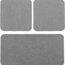 Luxshiny 3 Pcs Water Absorbent Diatomite Coasters Dish Bathroom Trays Water Absorbing Stone Tray for Hand Plants Toiletries