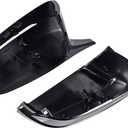 Gloss Black Side Wing Mirror Cover Caps Compatible with 2017-2022 BMW G30 G31 G20 G11 G12 M Style