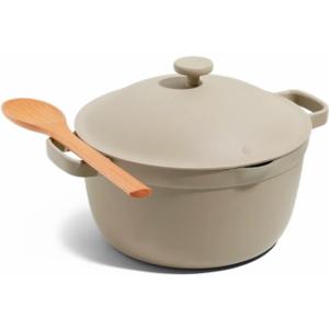 Our Place Perfect Pot - 5.5 Qt. Nonstick Ceramic Sauce Pan with Lid | Versatile Cookware for Stovetop and Oven | Steam, Bake, Braise, Roast | PTFE and PFOA-Free | Toxin-Free, Easy to Clean | Steam (5.5 Quarts)