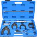 11 Piece Inner CV Axle Removal Tool, Heavy Duty Slide Hammer Puller Set | 63mm 48mm CV Joint Fork, Outer CV Joint Adapter and Steel Cable Adapter, Front Wheel Drive Axle Half Shaft Removal Tool Kit