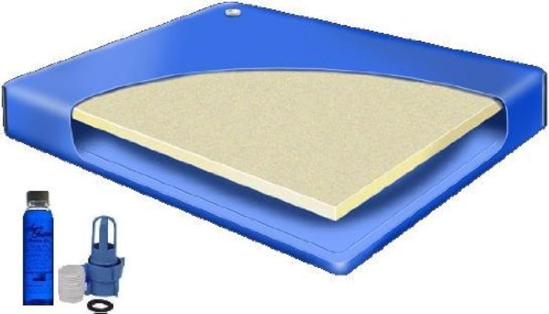Dijkoo Zymise Super Single 48 x 84 Semi Waveless Waterbed Mattress