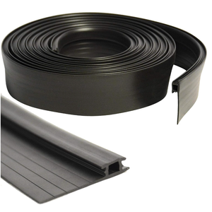 Long Black Vinyl Adjustable Width Bug Strip - Screen Door Bug Seal Strip & Draft Stopper - Draft & Insect Blocker Seal Strip for Windows, Door & Patio - Weather Stripping Strip