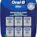 Oral-B Glide Cool Mint Deep Clean Floss, 6 Count, Glide Dental Floss, 787.4 Foot (Pack of 1)
