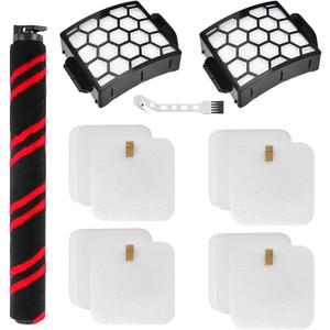 HEPA Filter Brush Roller Accessories Compatible with Shark LA555 Rotator Pet Pro Lift-Away ADV Duo Clean PowerFins Upright Vacuum Cleaner Replacement Parts XFFK320 XHF320